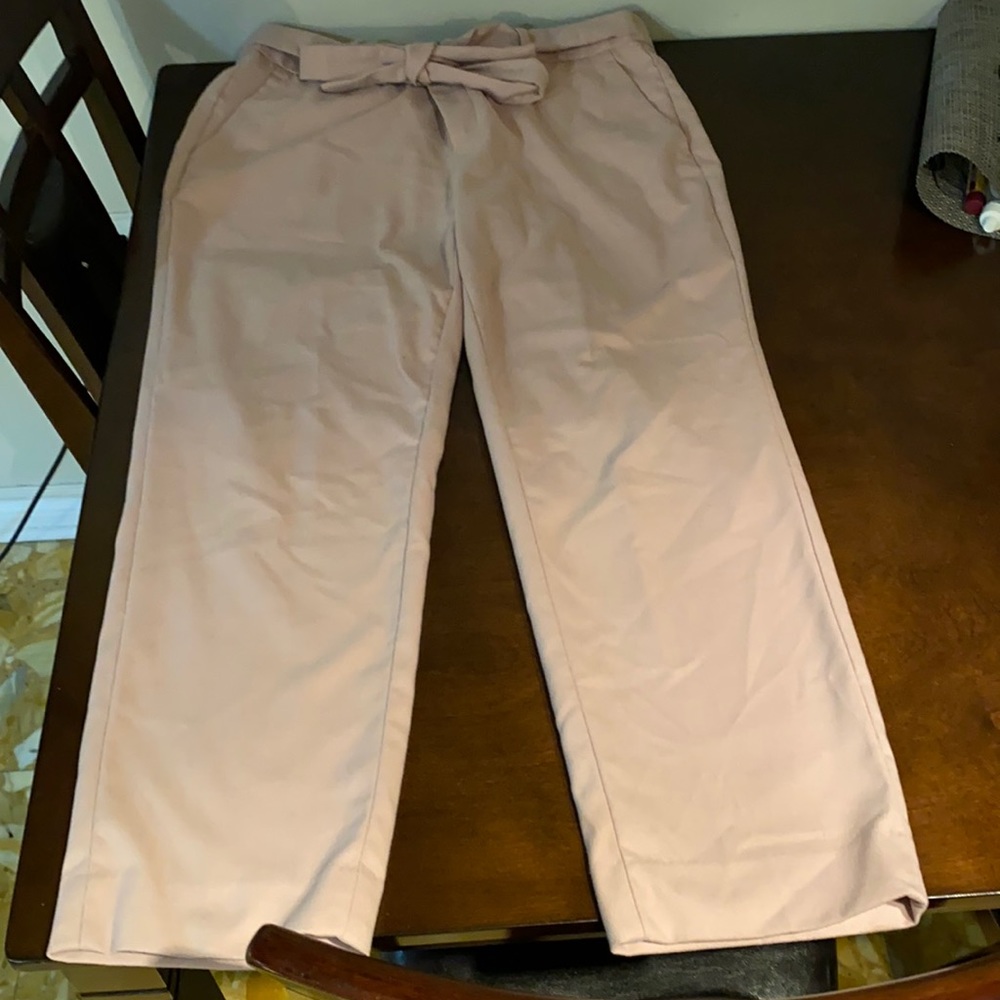 Selling as a pair, dress pants both ankle pants